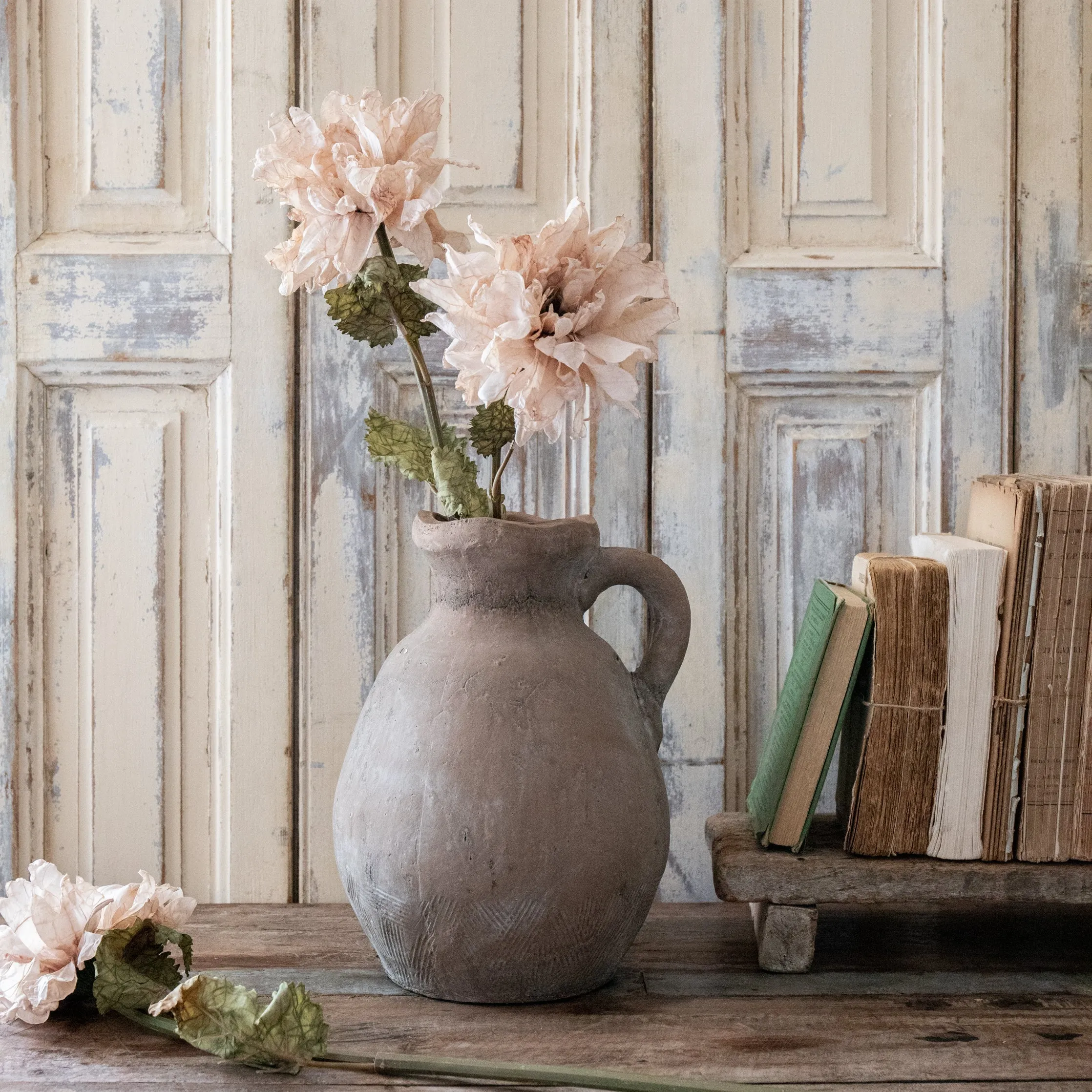 Dried Touch Ruffled Dahlia