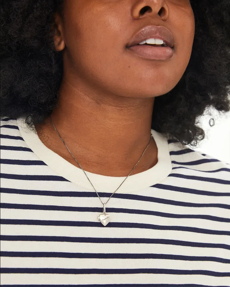 Petit Heart Locket (Sterling Silver)