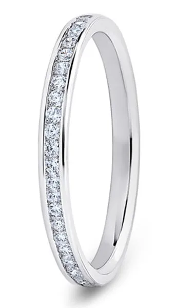 Round Brilliant Cut Channel Set