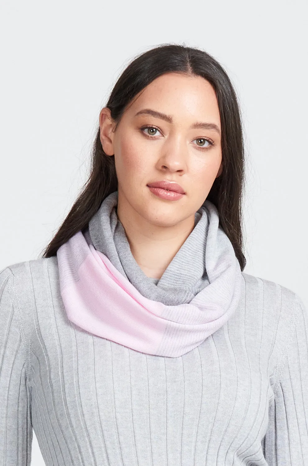 Royal Merino Graduated Stripe Infinity Scarf RM2388