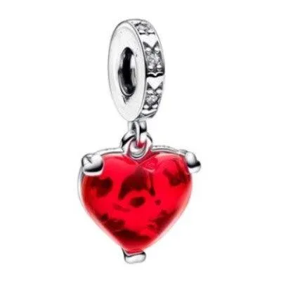 S925 Sterling Silver Pan Family Love Lock Strawberry String