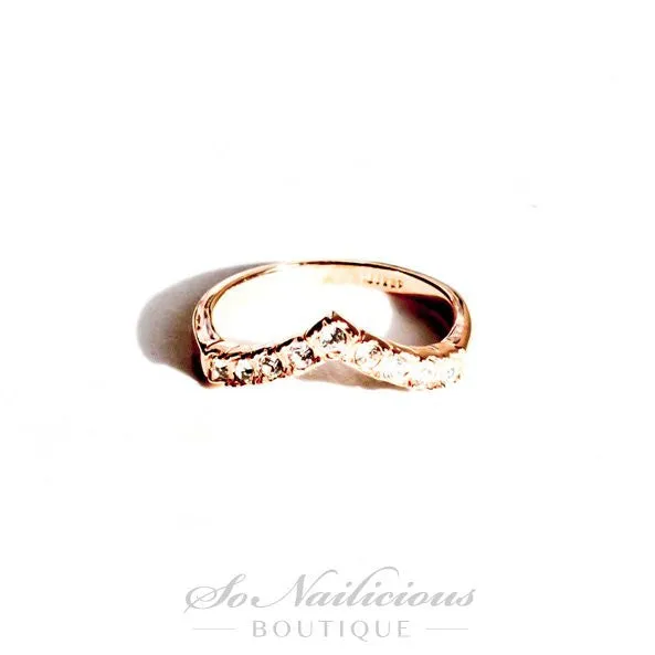 Spikes Delicate Gold Ring