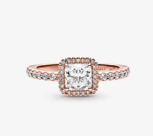Square Sparkle Halo Ring 188862C01