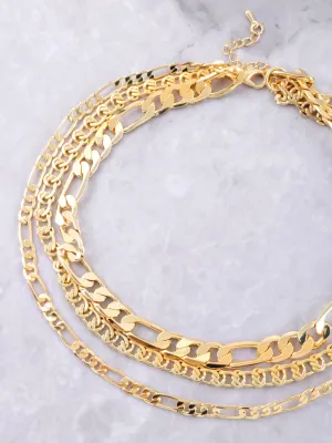 TRIPLE CURB CHAIN CHOKER